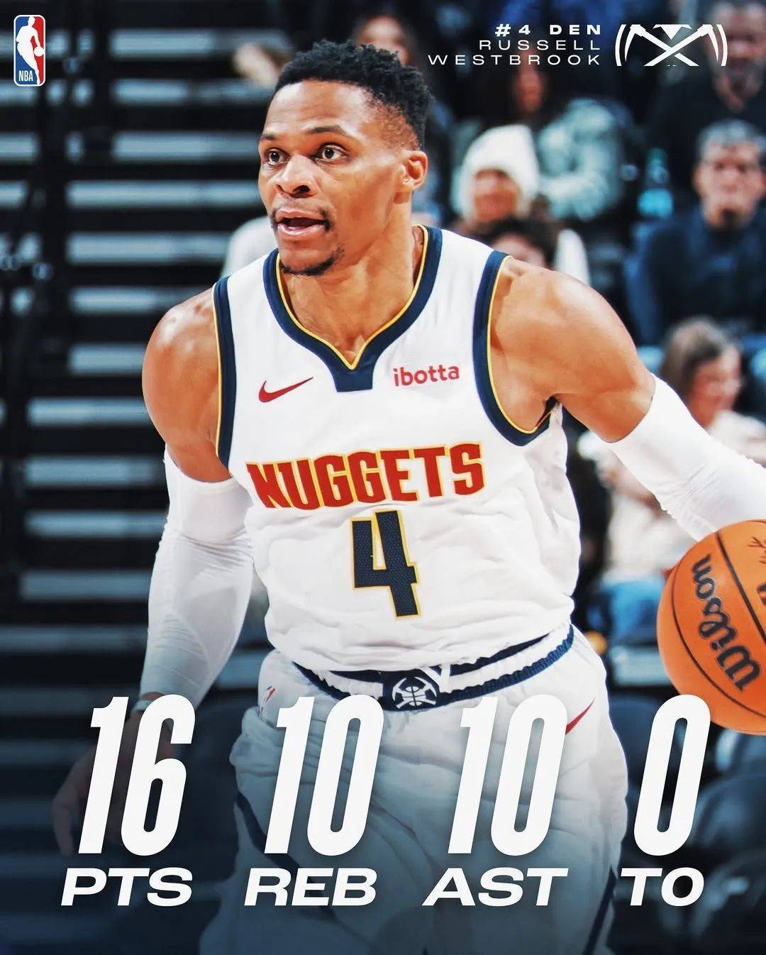 威少，关键时刻神级表现，助攻爆棚！